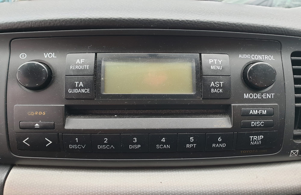 Toyota Corolla T Spirit D4D CD Player